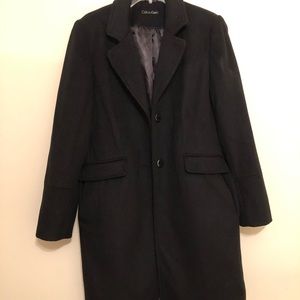 Full length wool coat